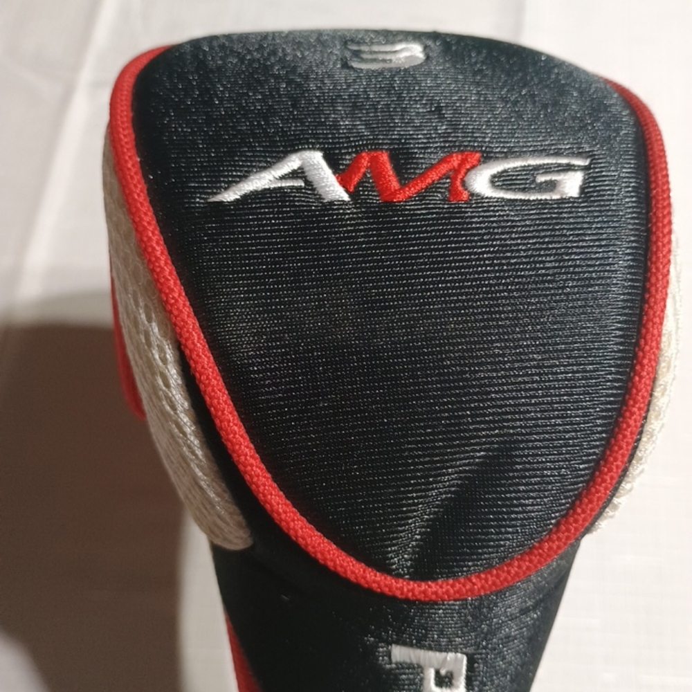 AMG Black and Red Golf Club Headcover And Club